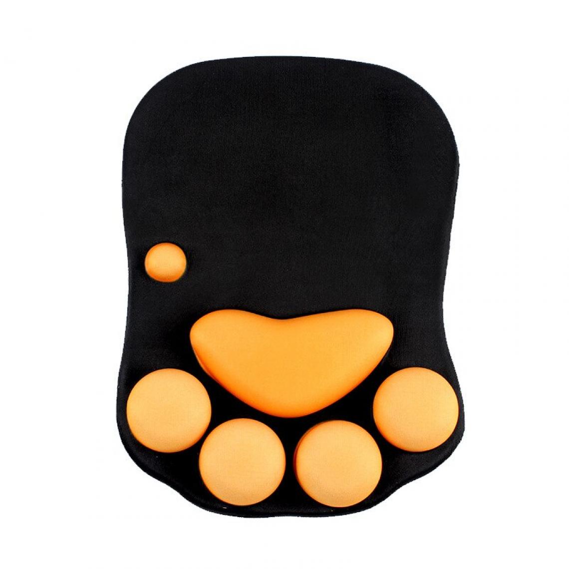 Universal - Mignon chat griffes souris bureau silicone créatif tapis de poignet tapis de souris avec repos poignet tapis de souris noir(Le noir) - Tapis de souris
