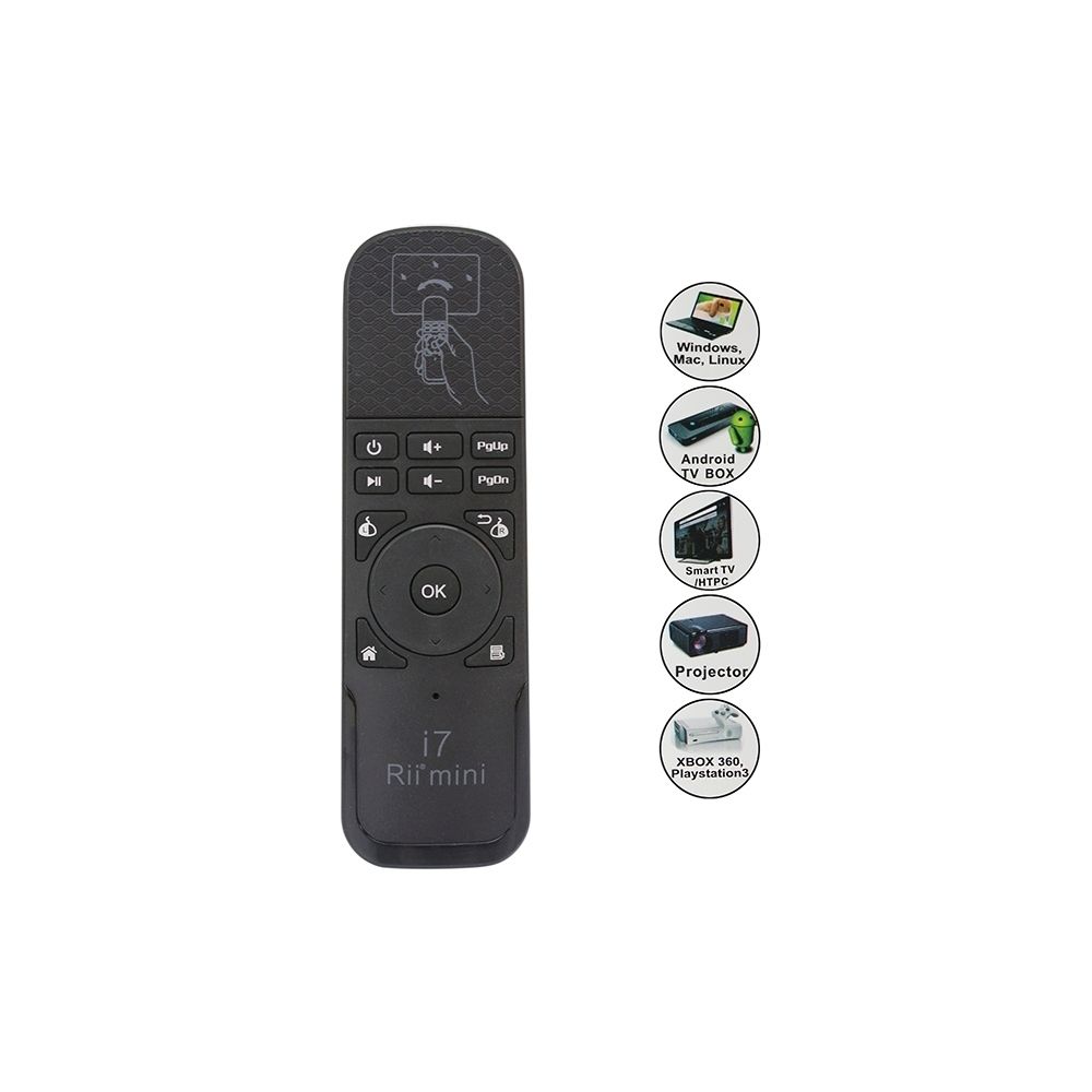 Wewoo - Pour HTPC / Android TV Box / Xbox360 Rii i7 Mini clavier sans fil Air Mouse à distance - Pack Clavier Souris