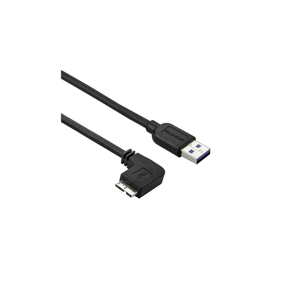 Startech - StarTech.com USB3AU2MLS câble USB 2 m USB A Micro-USB B Noir - Câble antenne