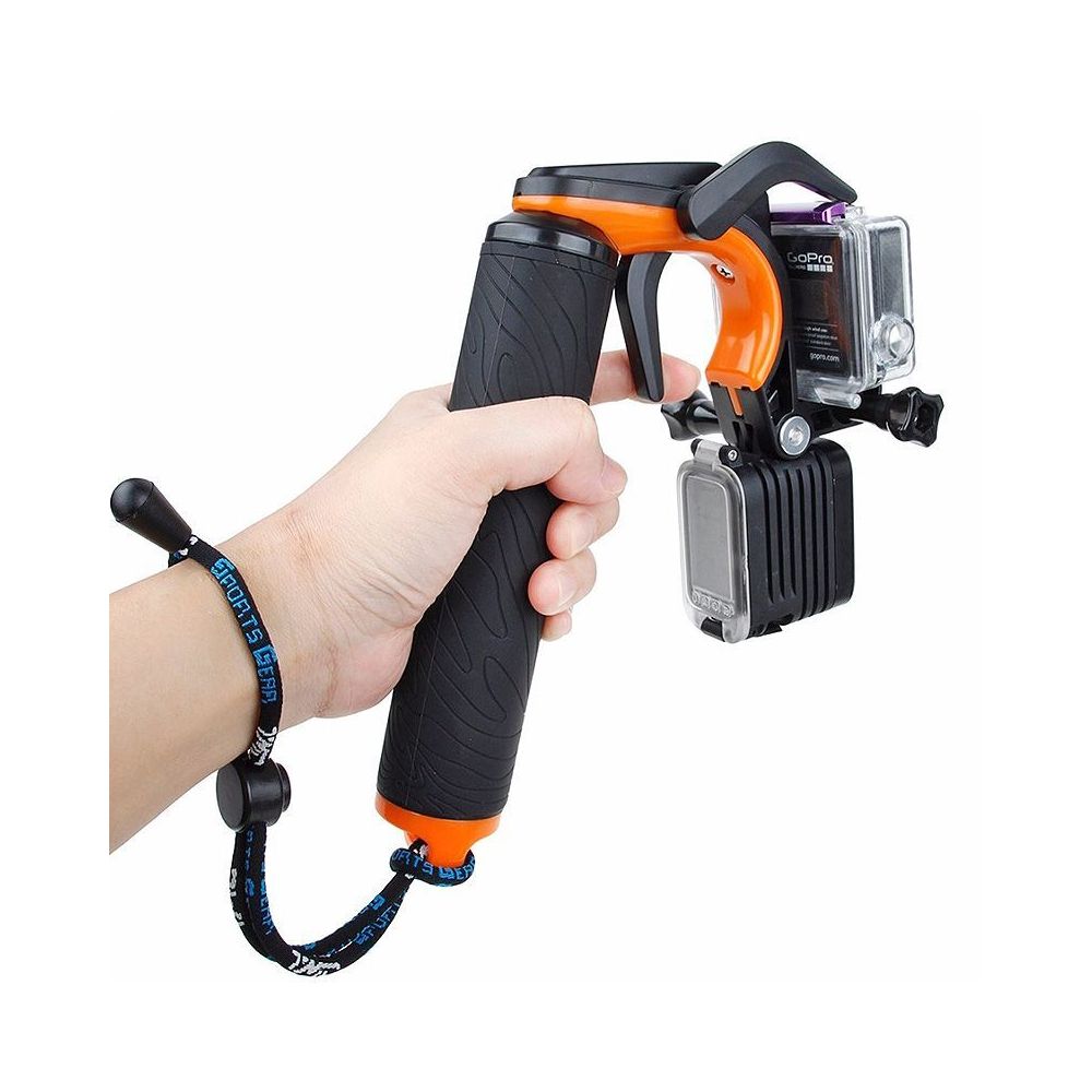 marque generique - Obturateur Déclencheur Poignée Grip Stick Flottant Action Caméra GoPro 5 4 3 OR - Objectif Photo