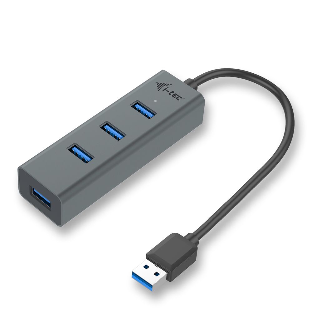 I-Tec - i-tec Metal Concentrateur passif USB 3.0 avec 4 ports USB sans adaptateur secteur - Hub