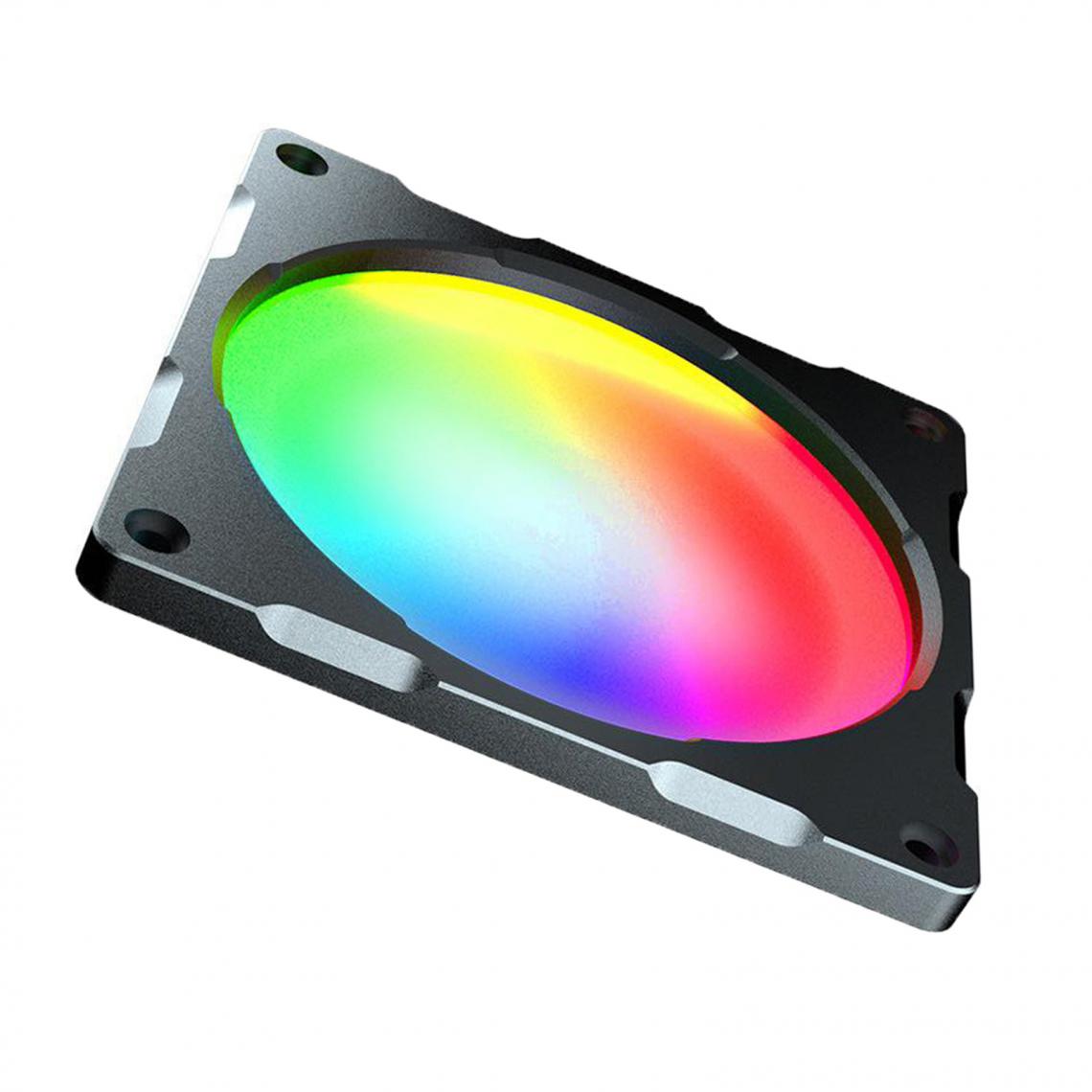 marque generique - Super Silencieux LED RGB PC Boîtier de Refroidissement Ventilateur Radiateur Haute Vitesse Haute Luminosité 14cm - Grille ventilateur PC