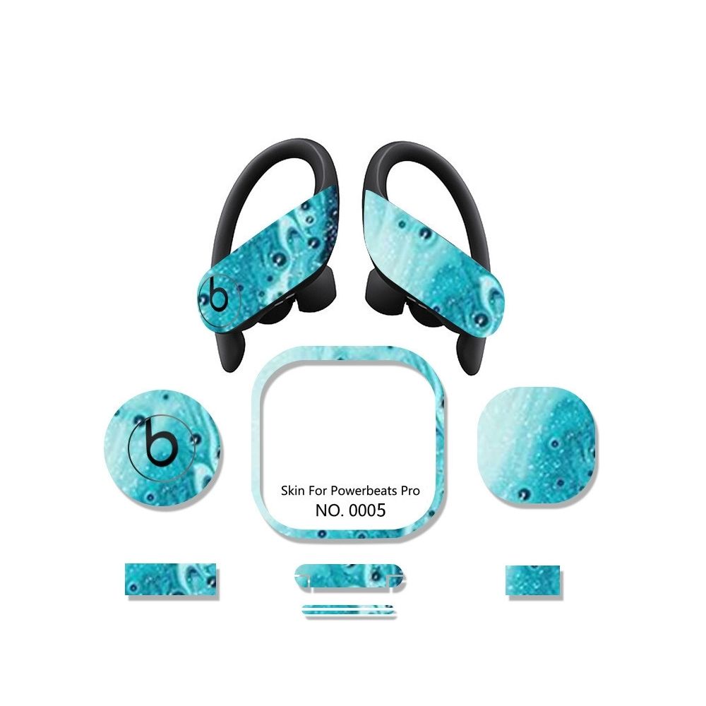 Wewoo - Film de protection pour écouteurs sans fil autocollant anti-rayures Powerbeats Pro - Ecouteurs intra-auriculaires