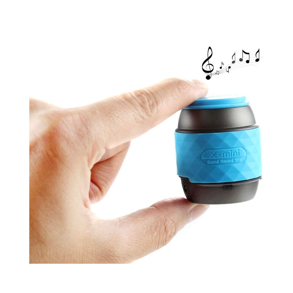 Wewoo - Enceinte Bluetooth d'intérieur bleu Portable mains libres et ampli Haut-parleur stéréo NFC - Enceintes Hifi