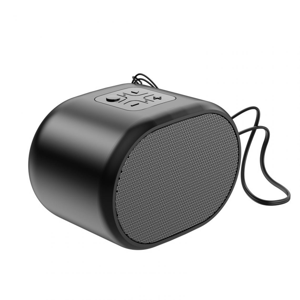 Universal - Haut-parleur Bluetooth portable mini haut-parleur stéréo à deux mains colonnes gratuites subwoofer lecteur de musique mini haut-parleurs extérieurs haut-parleurs portables (noir) - Enceinte PC