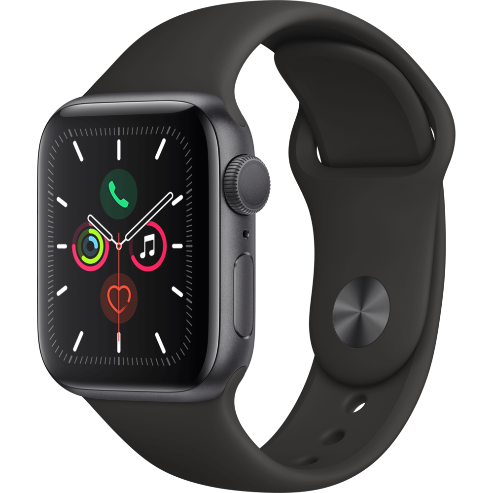 Apple - Watch 5 - 40 - Alu gris / Bracelet Sport Noir - Apple Watch