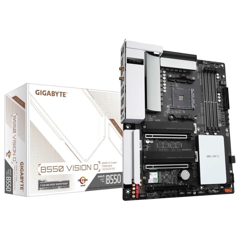 Gigabyte - AMD B550 VISION D - ATX -  - Carte mère AMD