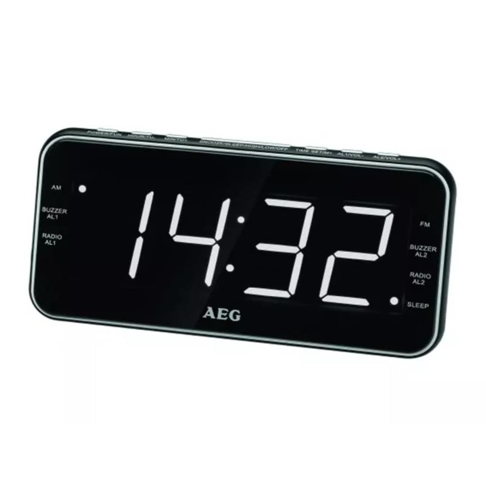 AEG - AEG Clock Radio MRC 4157 black - Radio