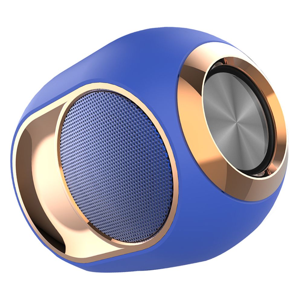 marque generique - X6 Double Canal TWS Bluetooth Haut-parleur 1200mAh Stéréo Musique Bleu - Barre de son