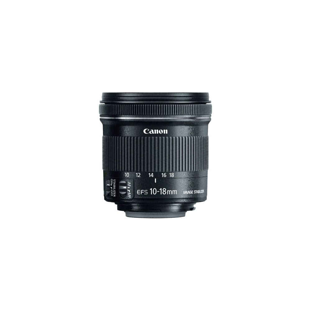 Canon - CANON EF-S 10-18mm F4.5-5.6 IS STM Black (Color Box) - Objectif Photo