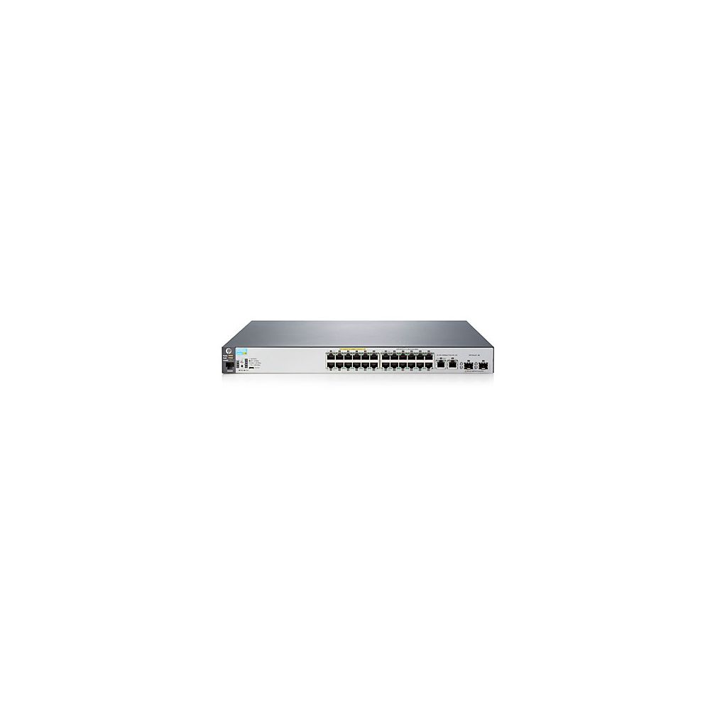 Hp - Hewlett Packard Enterprise 2530-24-PoE+ Commutateur de réseau géré L2 Fast Ethernet (10/100) Connexion Ethernet, supportant l'alimentation via ce port (PoE) Gris - Switch