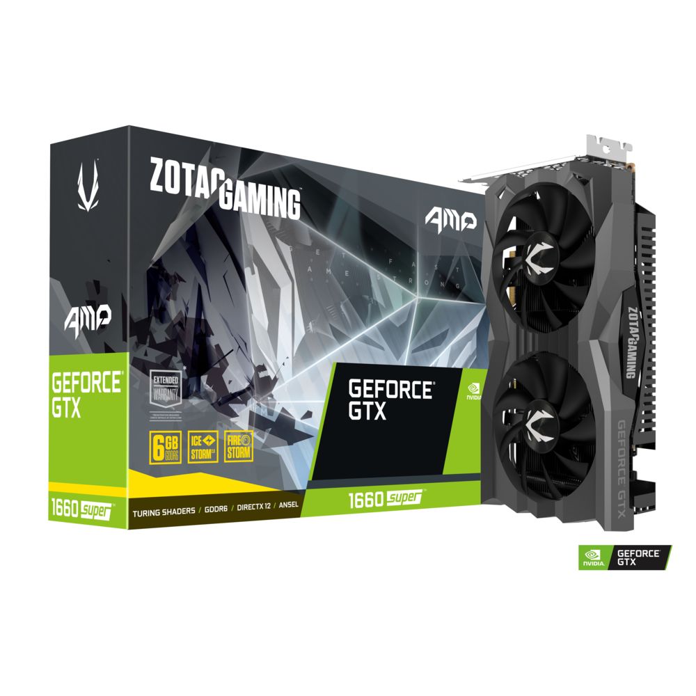 Zotac - Geforce GTX 1660 Super - AMP - 6 Go - Carte Graphique NVIDIA