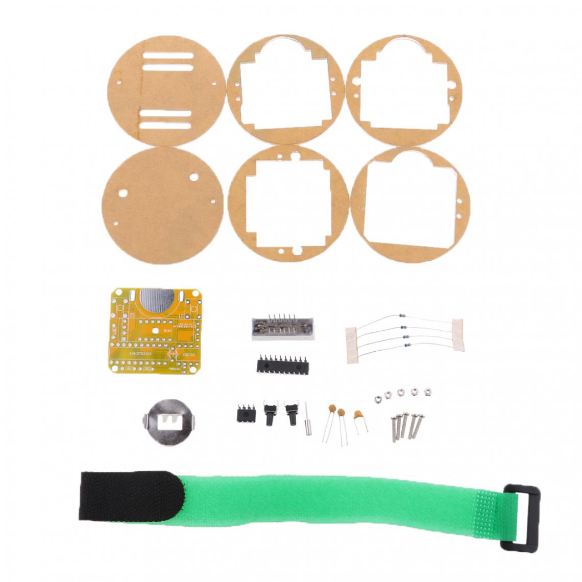 marque generique - DIY Single-chip LED Digital Watch Kit D'horloge électronique Avec Couverture Transparente - Ampli