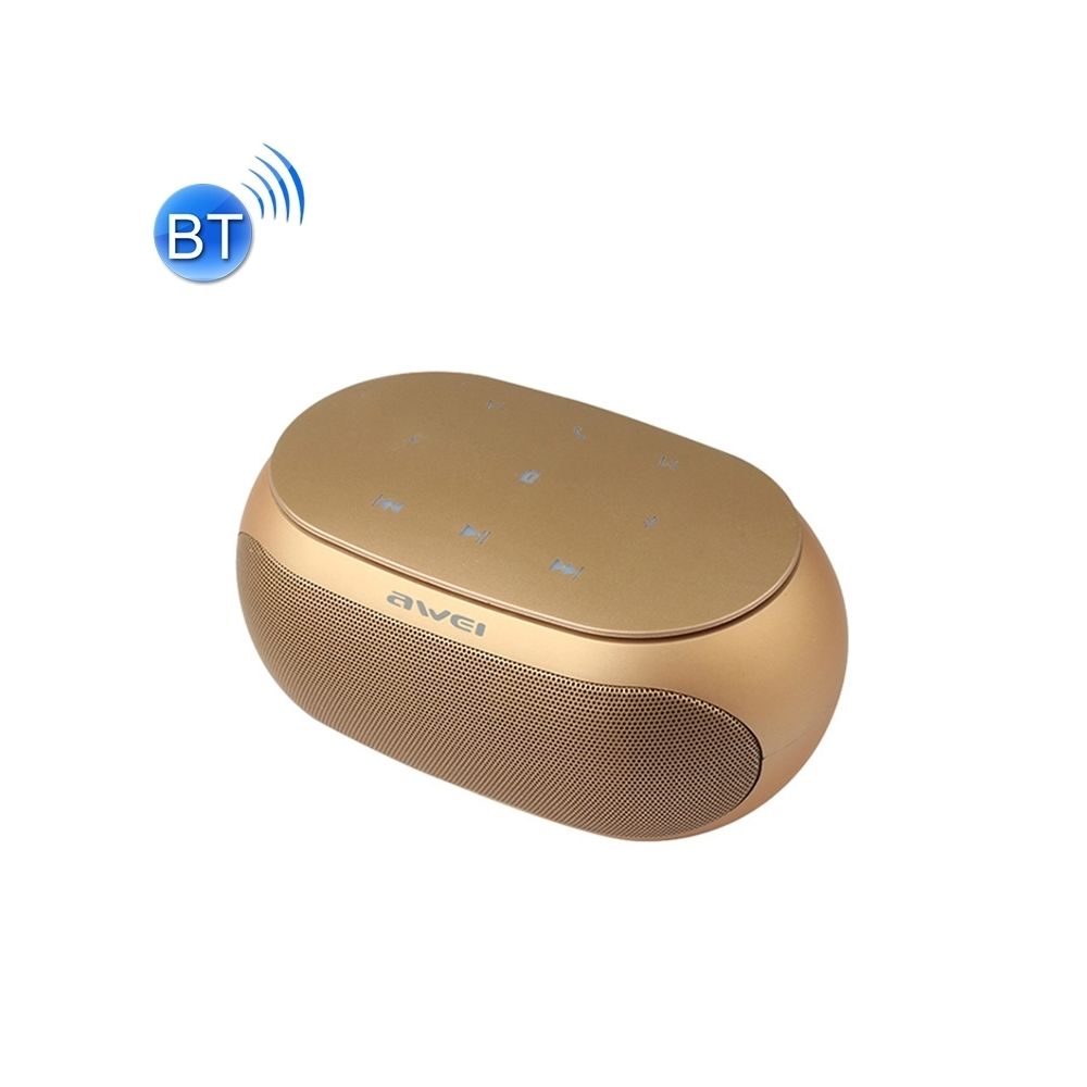 Wewoo - Enceinte Bluetooth or haut-parleur sans fil avec boutons tactiles, soutien Aux ligne et carte TF - Enceintes Hifi