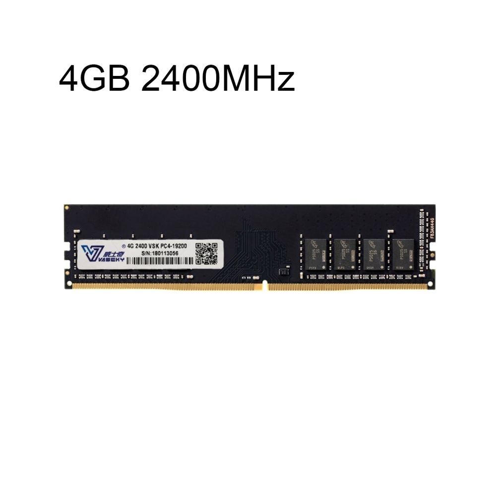 Wewoo - Vaseky 4GB 2400MHz PC4-19200 DDR4 Module Mémoire RAM pour PC de bureau - RAM PC Fixe