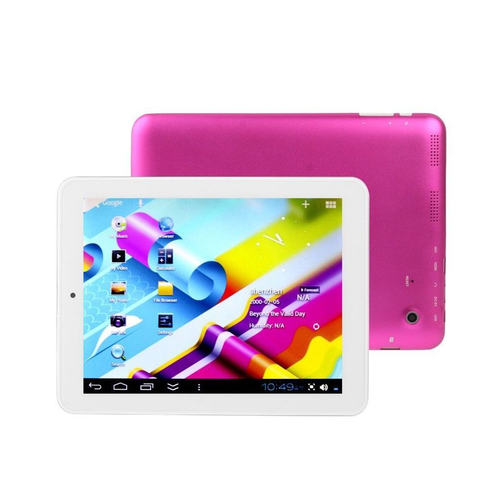 Yonis - Tablette Tactile 8' Android Jellybean Mini HDMI Double Coeur 720P 8 Go Rose - YONIS - Tablette Android