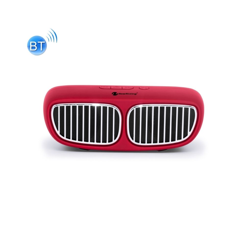 Wewoo - Enceinte Bluetooth Modèle de voiture Concept Haut-parleur avec fonction d'appel mains libres, Carte TF soutien, USB & FM et AUX (Rouge) - Enceintes Hifi