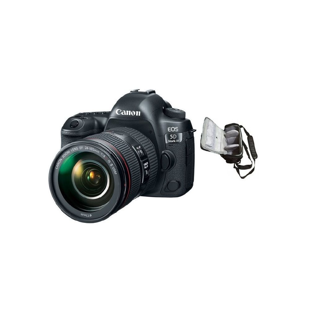 Canon - CANON EOS 5D IV KIT EF 24-105MM F4L IS II USM+Canon Bag - Reflex Grand Public