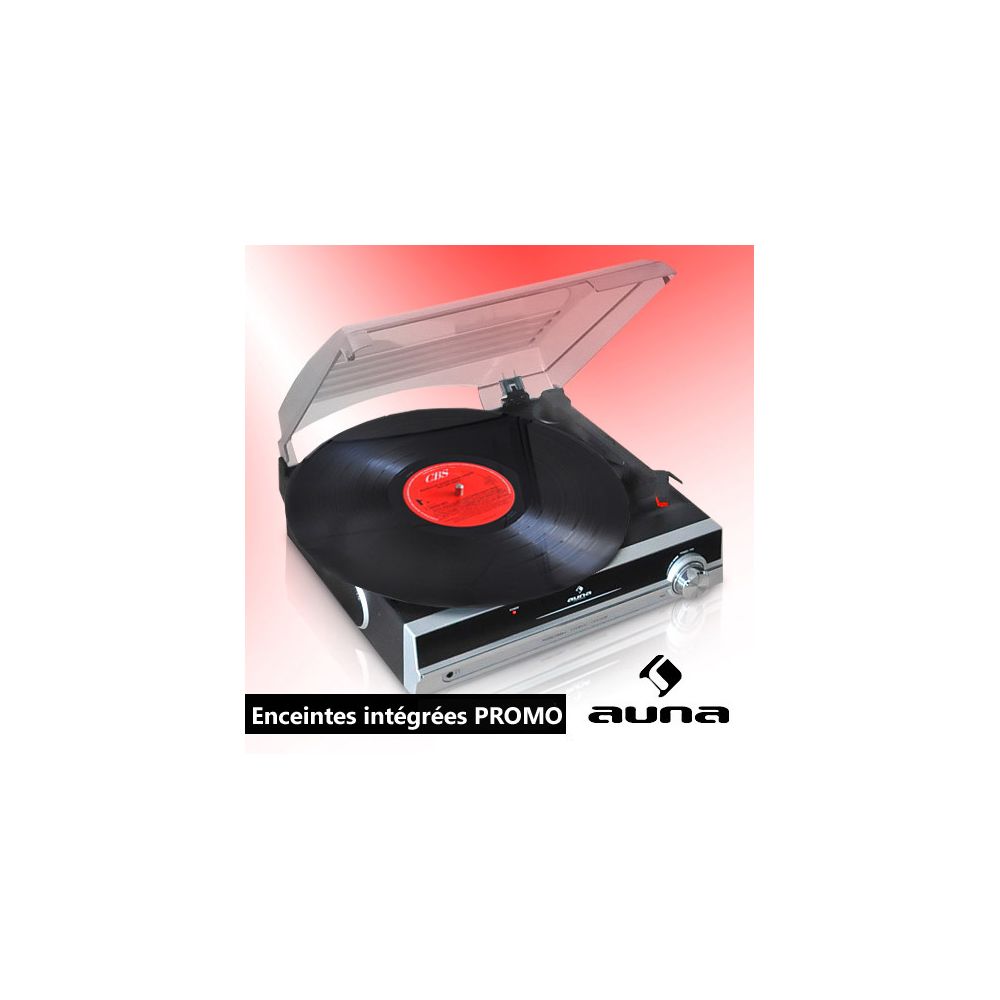 Auna - auna TBA-928 Platine vinyle tourne-disque enceintes intégrés sortie Line Out Auna - Chaînes Hifi