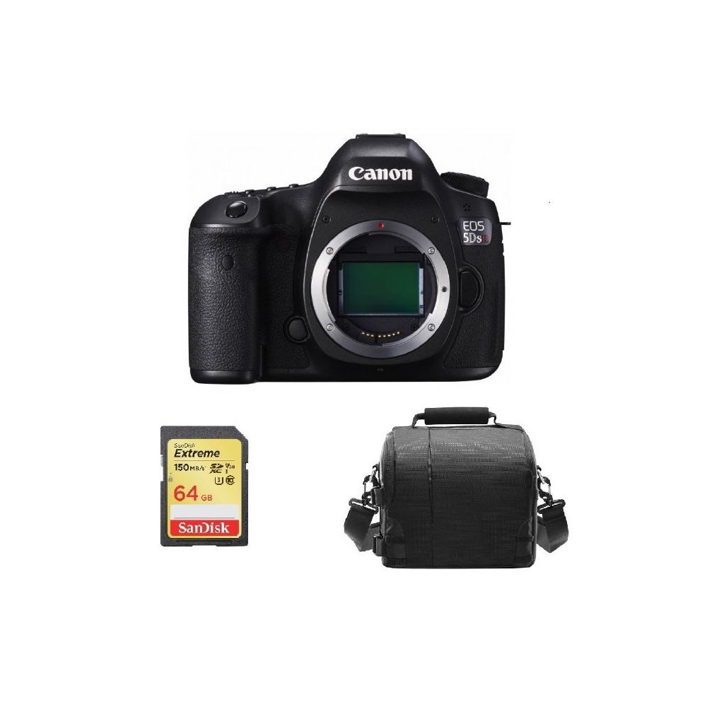 Canon - CANON EOS 5DSR Body + 64GB SD card + camera Bag - Reflex Grand Public