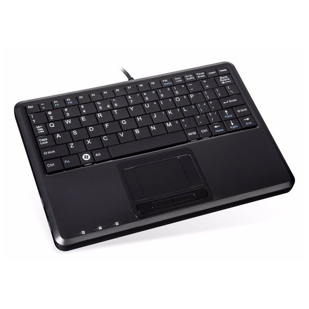 marque generique - Tastatur, Perixx PERIBOARD-510 H PLUS, USB, Clavier super mini-pavé tactile, UK-Layout - Clavier