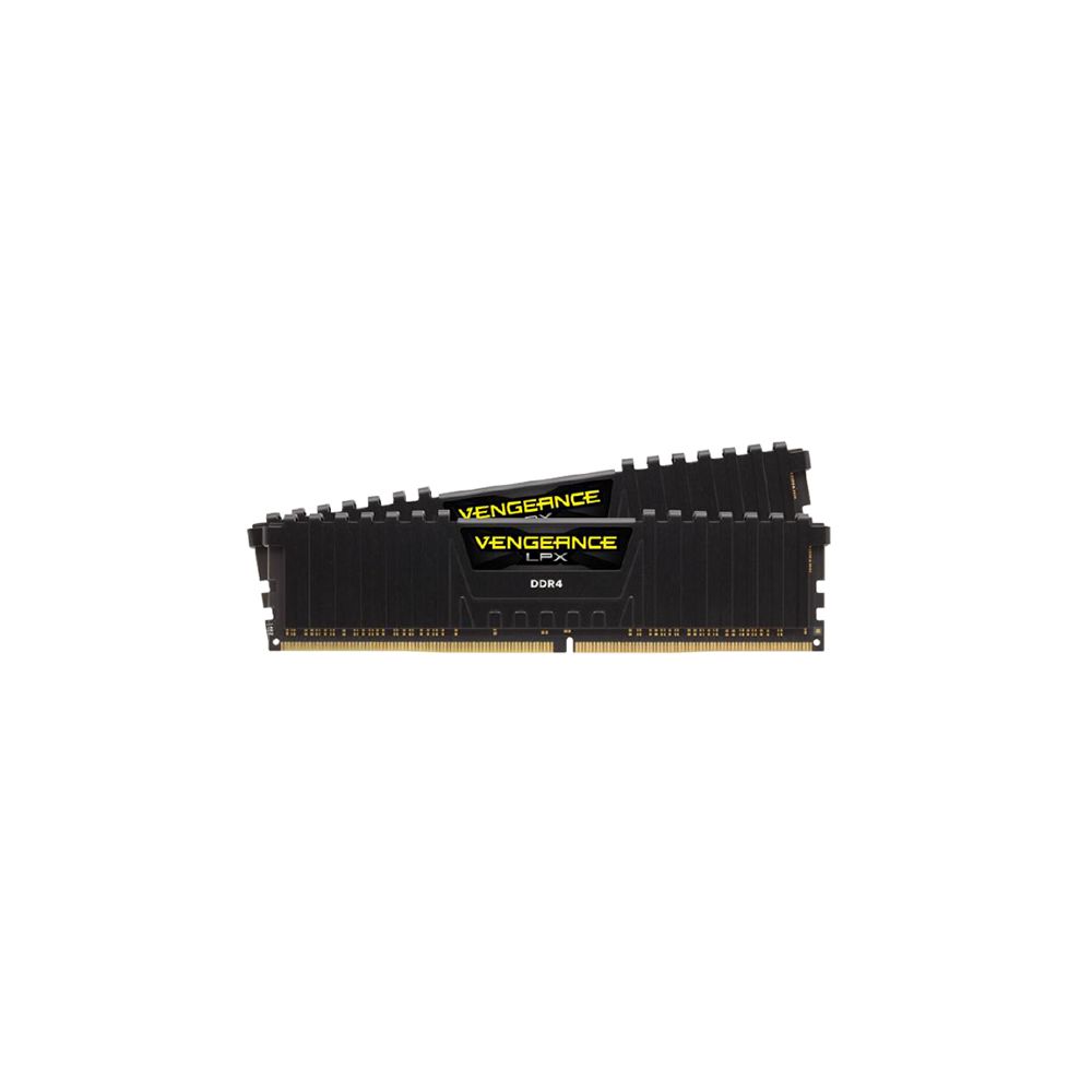 Corsair - Vengeance LPX Black Heat 16 Go (2*8 Go) 2666 Mhz DIMM Unbuffered compatible AMD RYZEN and Intel® 200 - RAM PC Fixe