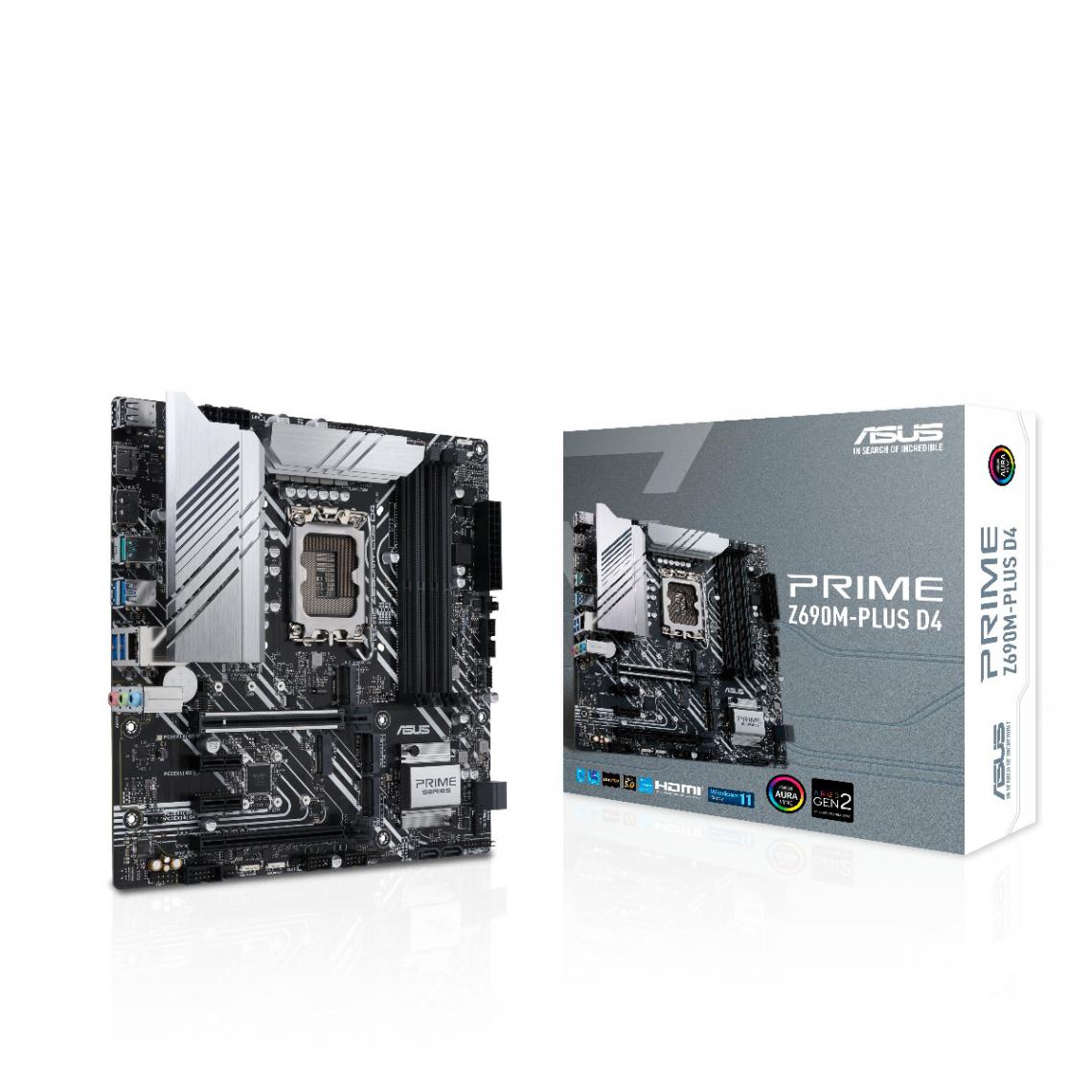 Asus - PRIME Z690M-PLUS D4 - Carte mère Intel