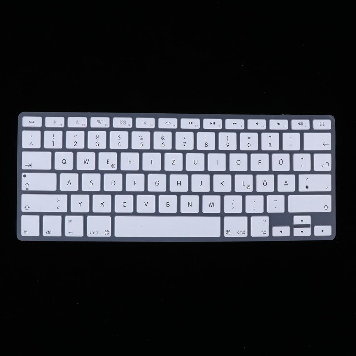 marque generique - Film de protection pour clavier allemand phonétique pour Macbook 13/15 pouces gris argenté - Accessoires Clavier Ordinateur