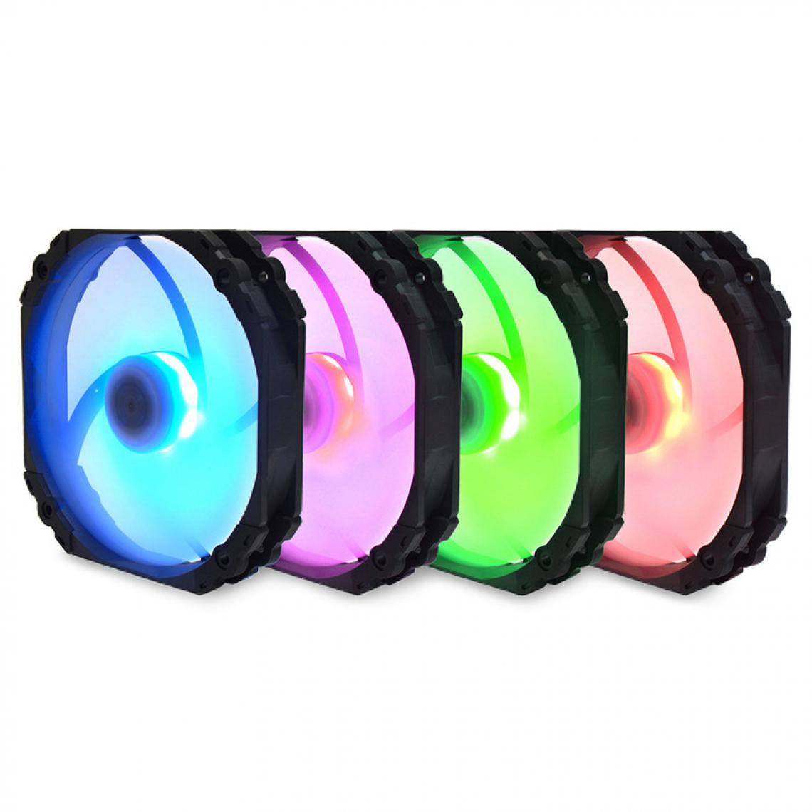 Scythe - Kaze Flex Round RGB PWM Ventilateur - Ventilateur Pour Boîtier
