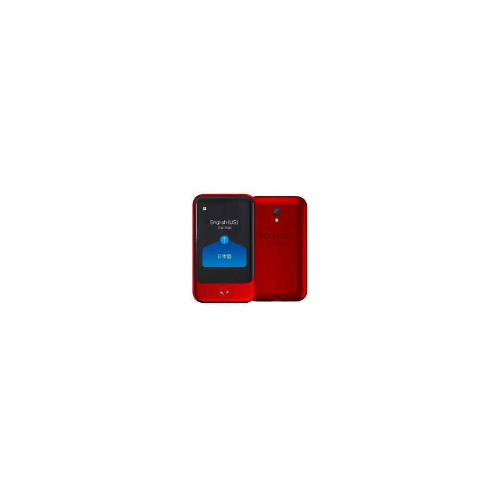 Pocketalk - Traducteur POCKETALK S multilingue autonome rouge - Enregistreur audio numérique