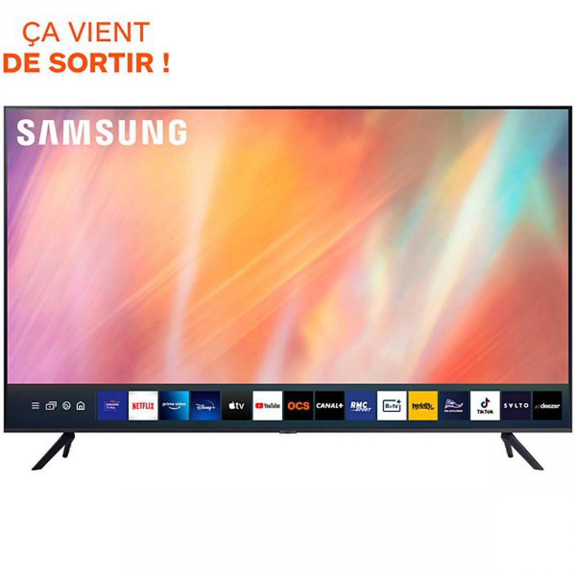 Samsung - Téléviseur 4K 85''214 cm Smart SAMSUNG UE85AU7105KXXC - TV 66'' et plus
