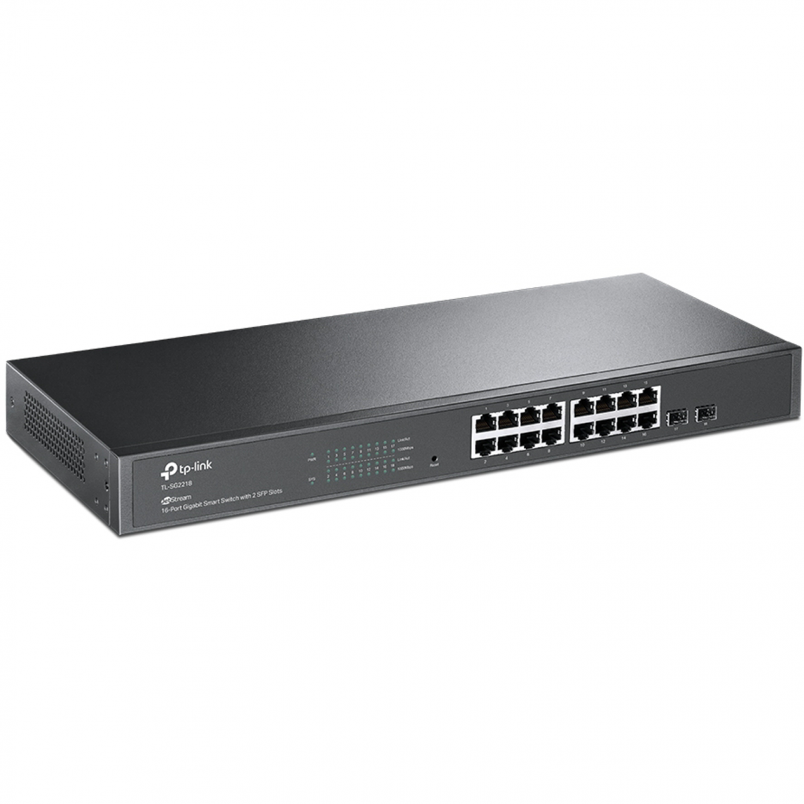 TP-LINK - Switch TP-Link Smart Gigabit JetStream TL-SG2218 16 ports Gigabit et 2 SFP - Modem / Routeur / Points d'accès