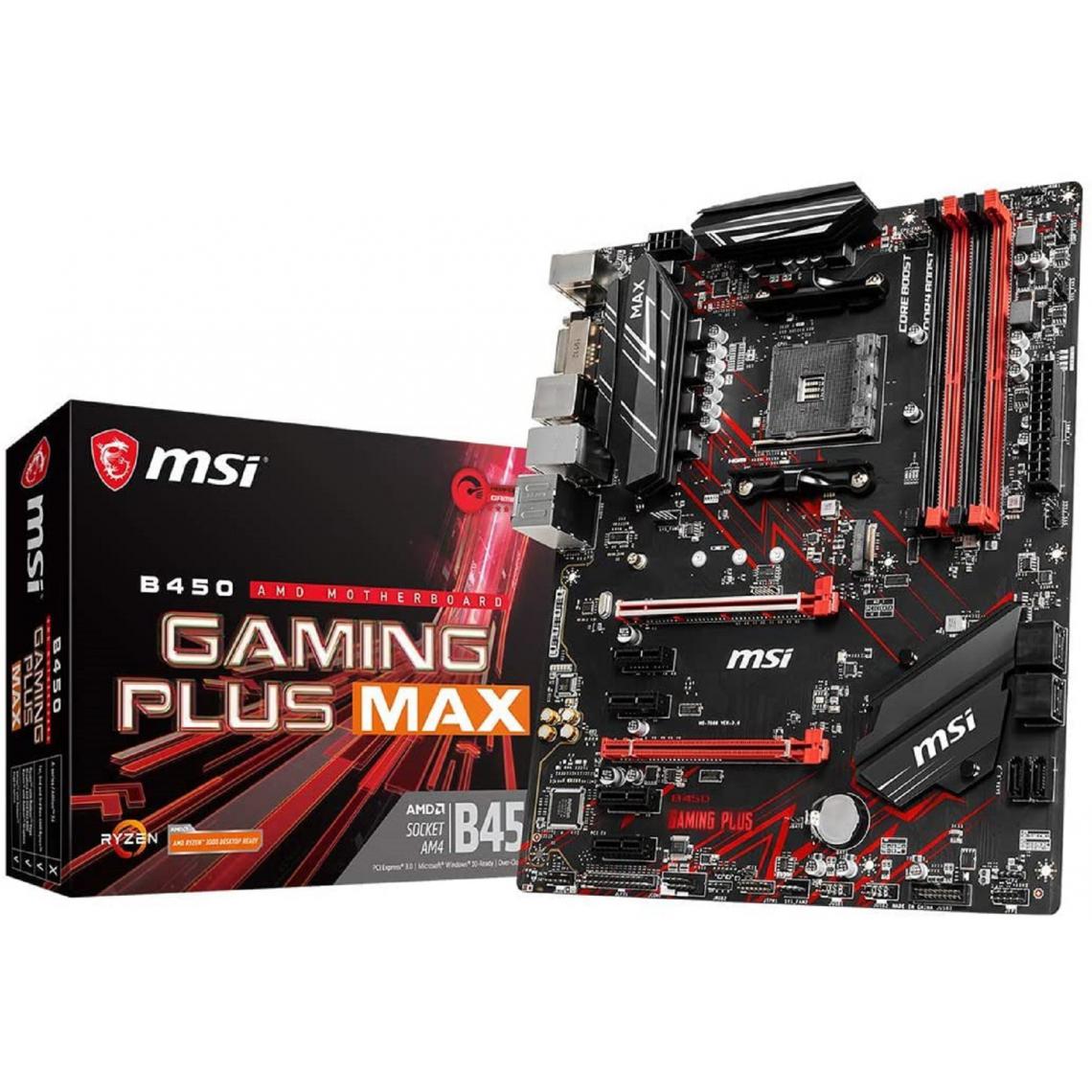 Msi - AMD B450 GAMING PLUS MAX - ATX - Carte mère AMD