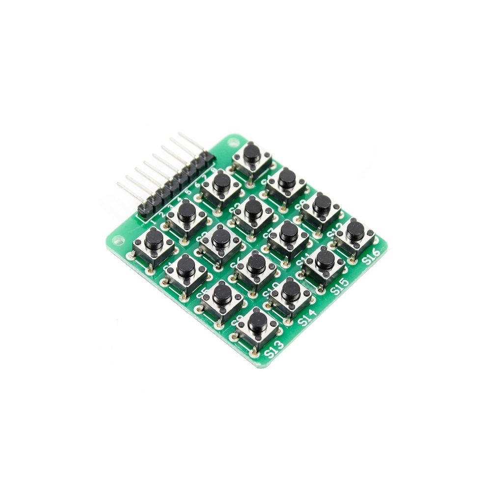 Wewoo - Composant Arduino vert pour 4 x 4 16 Key Keyboard Module - Accessoires alimentation