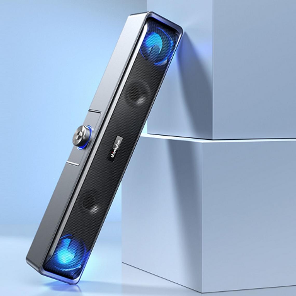 Universal - Haut-parleur d'ordinateur Bluetooth sans fil noir alimenté par USB, câblé, barre de son, mini-haut-parleur, subwoofer.(Le noir) - Enceinte PC