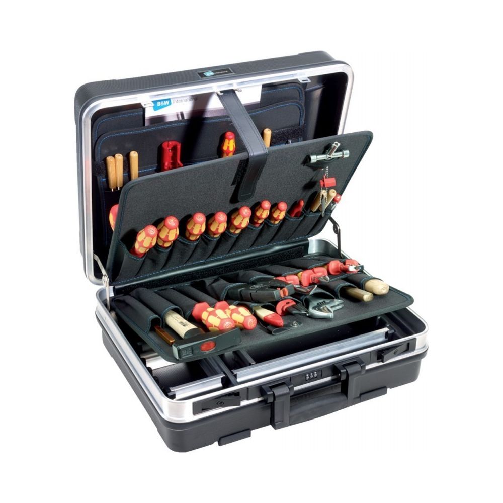 B&W - Mallette a outils base 460x170x355mm BuW - Boîtes à outils