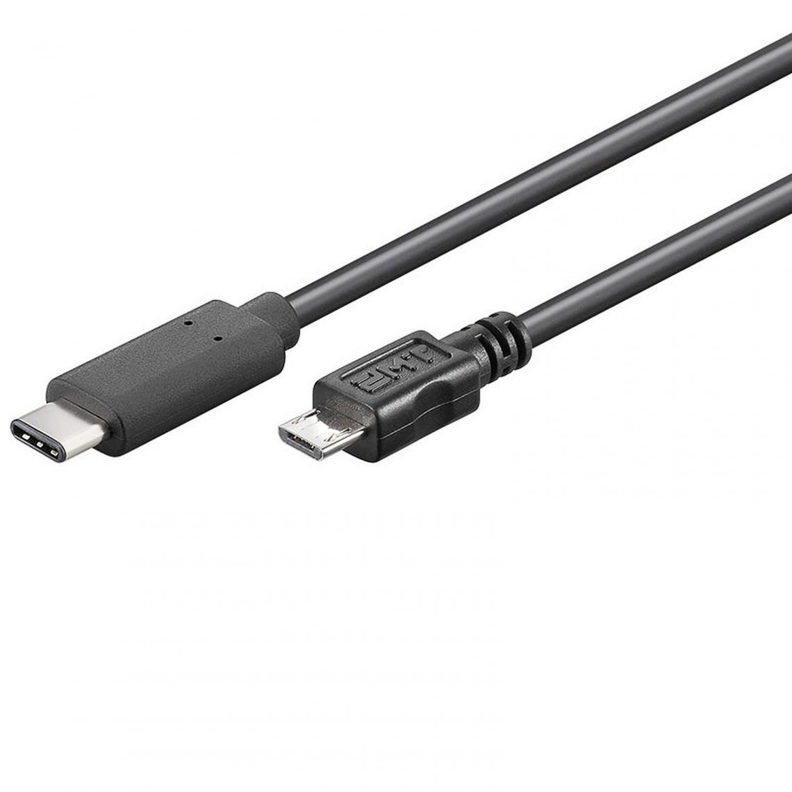 Goobay - USB-C to Micro USB-B 2.0 Cable (0.60 m) - Accessoires casque
