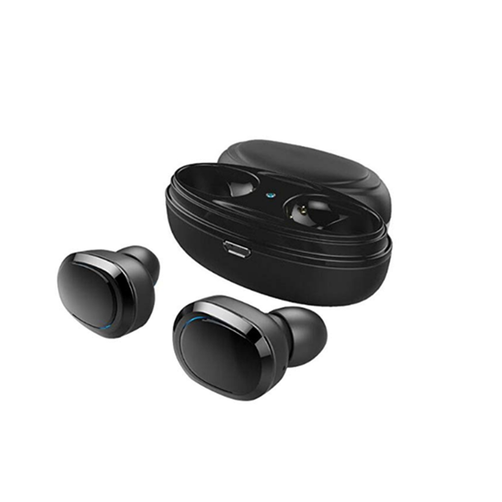marque generique - YP Select T12 Dual Tws True Bluetooth Casques d'écoute stéréo pour musique noir - Ecouteurs intra-auriculaires