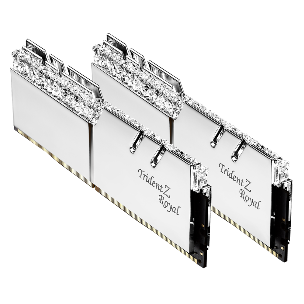 G.Skill - Trident Z Royal - 2 x 8 Go - DDR4 4266 MHz CL19 - Argent - RAM PC Fixe