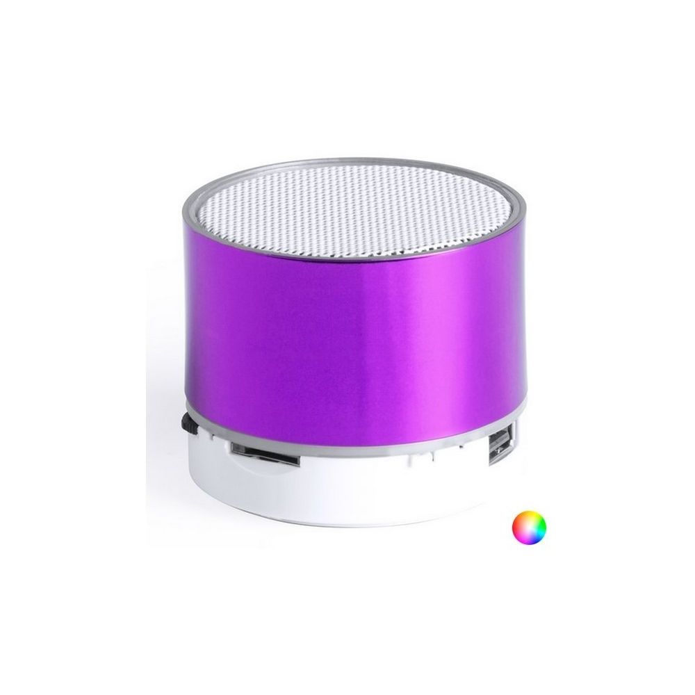 Totalcadeau - Enceinte Bluetooth avec Lampe LED et radio FM Couleur - Blanc - Barre de son