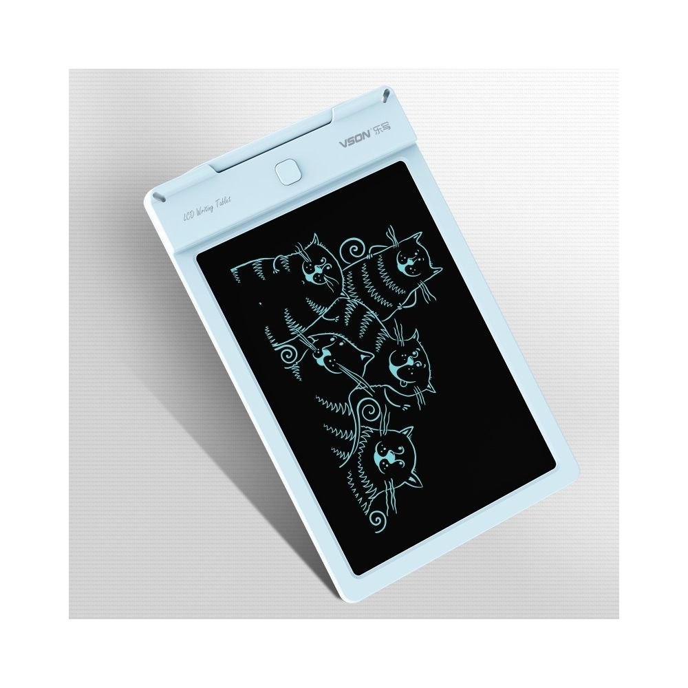 Wewoo - Tablette graphique WP9310 9 pouces LCD Écran Monochrome Écriture Dessin Esquisse Graffiti Gribouillis Doodle Conseil Pour Le Bureau À La Maison Bleu - Tablette Graphique