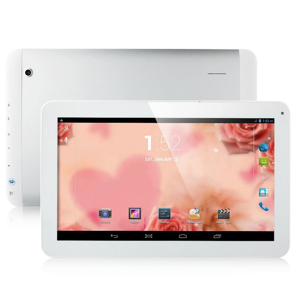 Yonis - Tablette 10' Android 5.1 3G Dual Sim Wifi Bluetooth Micro GPS 1Go Ram 32Go Blanc - YONIS - Tablette Android