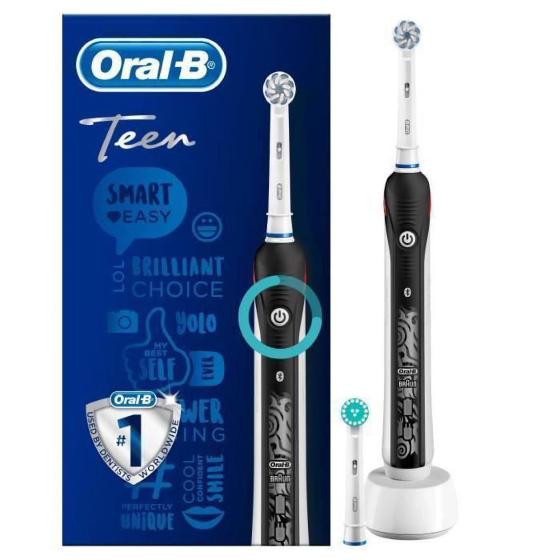 Oral-B - ORAL-B - 80298429 - TEEN Black - Brosse a Dents Electrique - Brosse à dents électrique