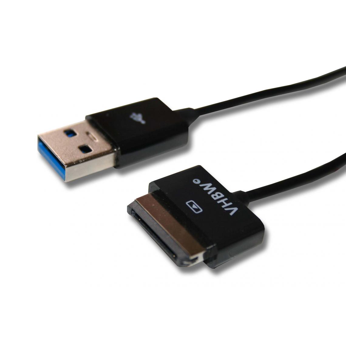Vhbw - vhbw Câble USB Câble de données (USB standard type A vers tablette) Câble de charge 2en1 100cm compatible avec Asus Eee Pad Transformer TF101, TF101G - Accessoires alimentation