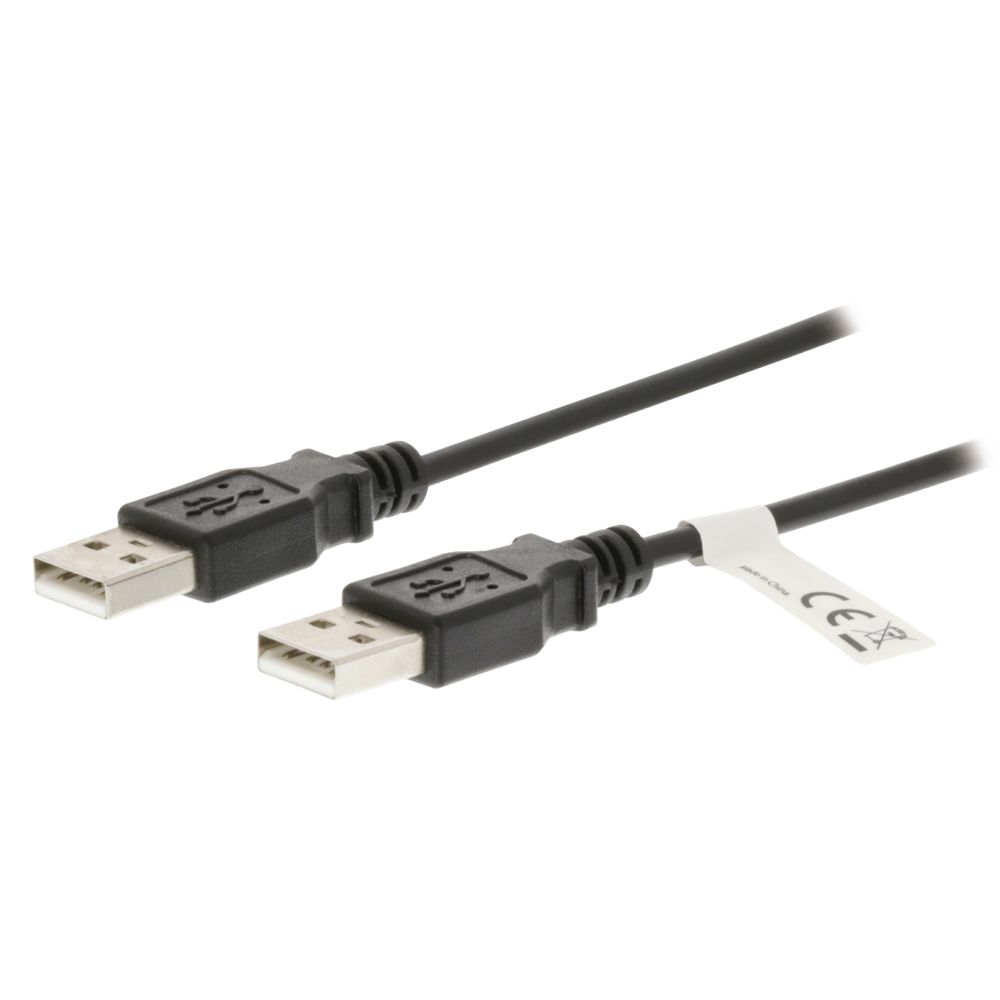Ansco - Câble USB 2.0 AM - AM A mâle - A mâle 3.00 m Noir - Câble tuning PC