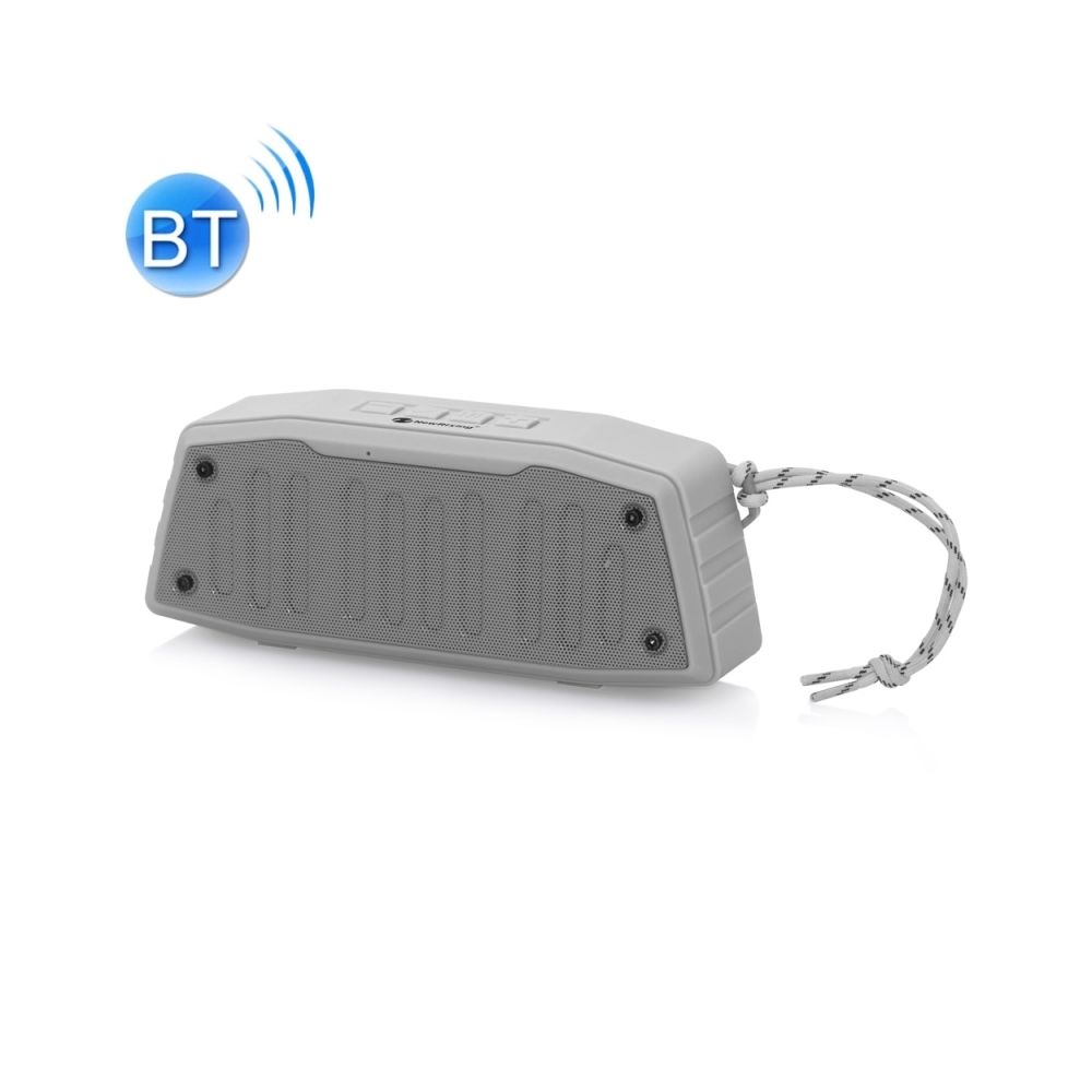Wewoo - Enceinte Bluetooth Haut-parleur portable extérieur avec fonction d'appel mains libres, support pour carte TF, USB & FM et AUX (Gris) - Enceintes Hifi