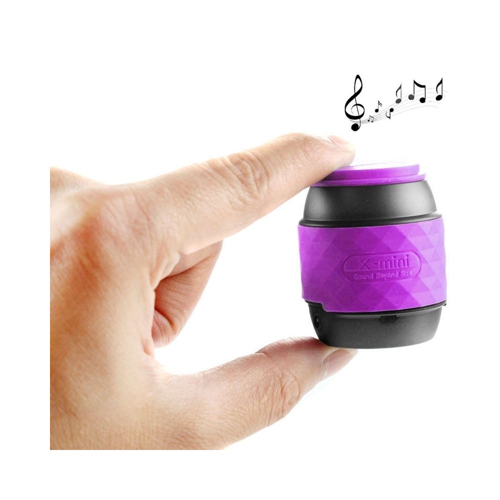 Wewoo - Enceinte Bluetooth d'intérieur Violet Portable mains libres et ampli Haut-parleur stéréo NFC - Enceintes Hifi