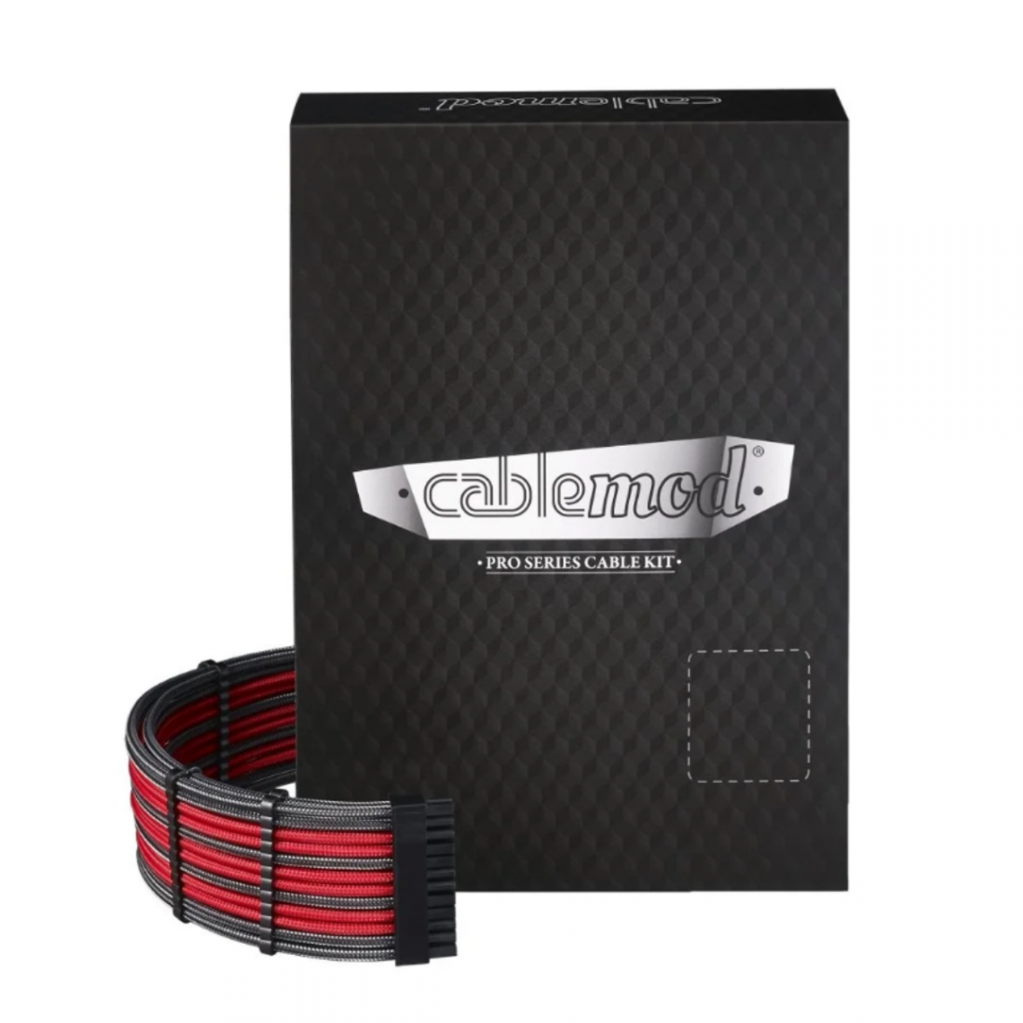 Cablemod - PRO ModMesh RT-Series Cable Kit - Carbone / Rouge - Câble tuning PC