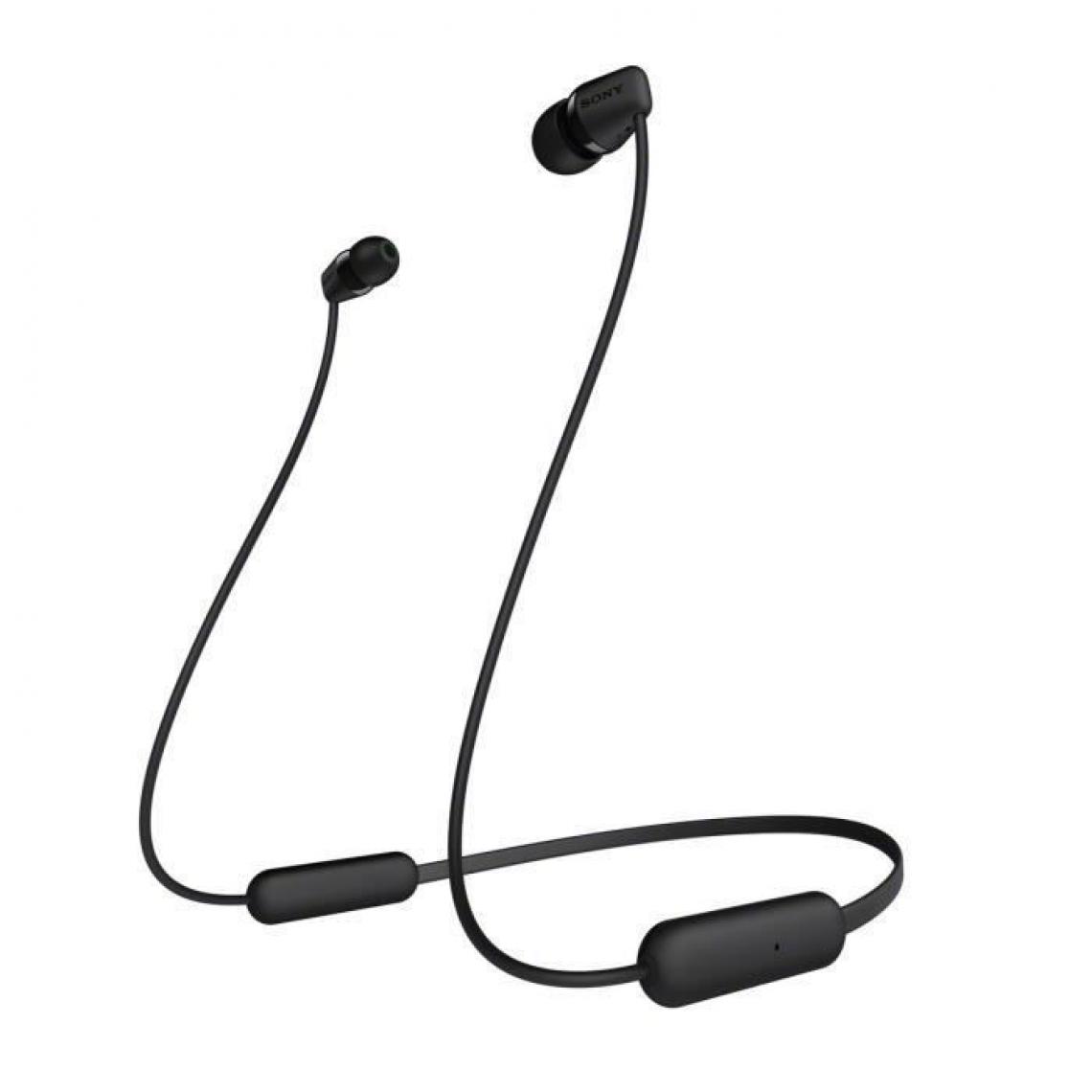 Sony - SONY WI-C200 Ecouteurs intra-auriculaires Bluetooth sans fil - Style tour de cou - Bleu - Casque