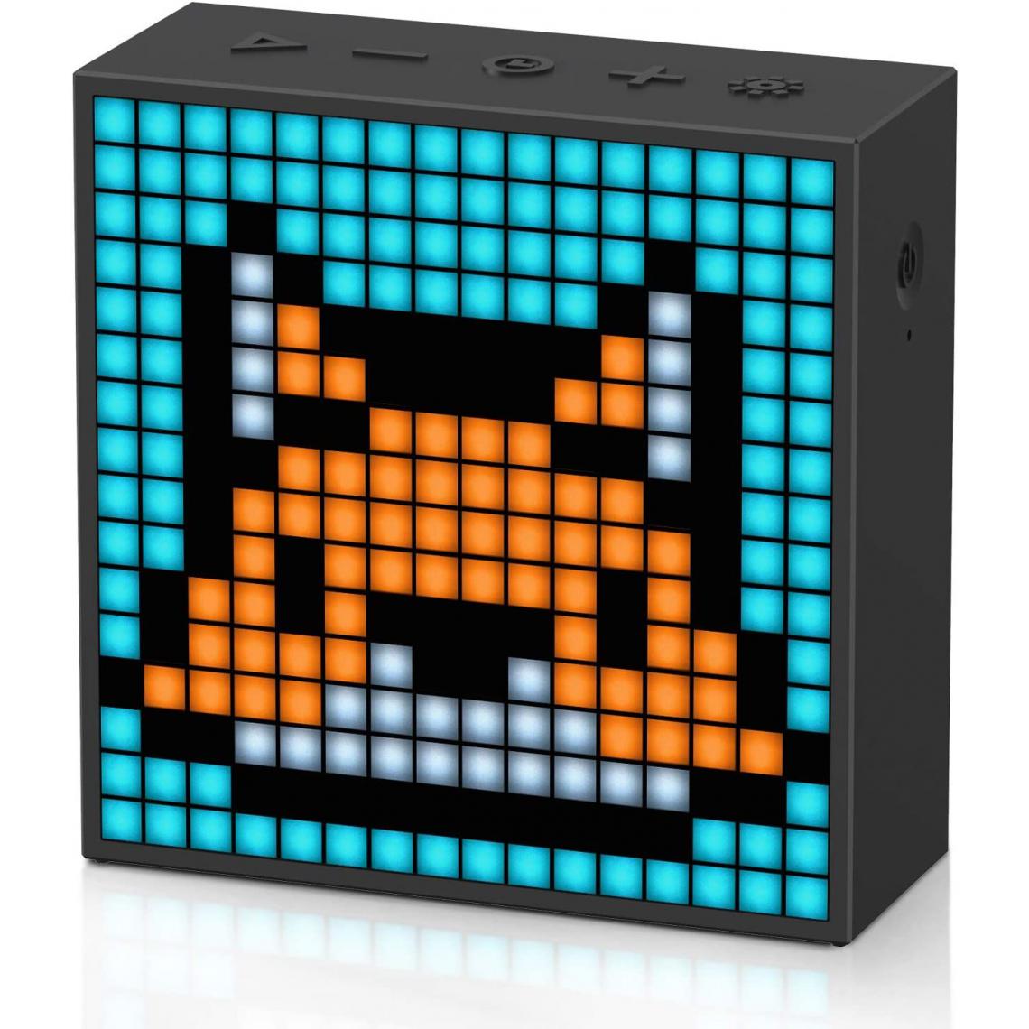 Chrono - Divoom Timebox-Evo, Animation Pixel Art Enceinte Bluetooth, 12 Sonneries, Affichage De La Température,Noir - Enceintes Hifi